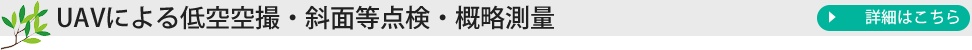 UAVによる低空空撮・斜面等点検・概略測量